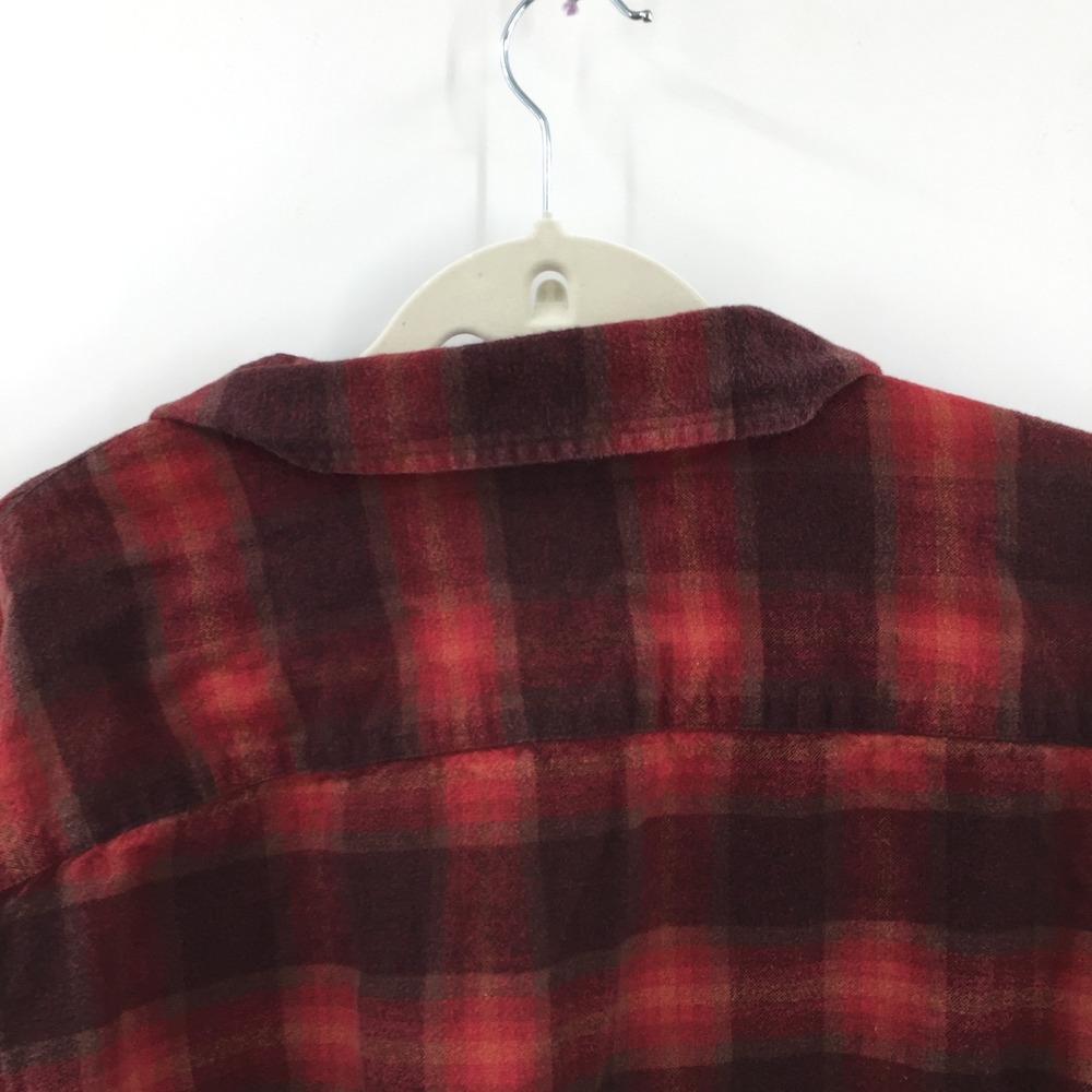 Pendleton Mason Red Flannel checkered Button fron… - image 8